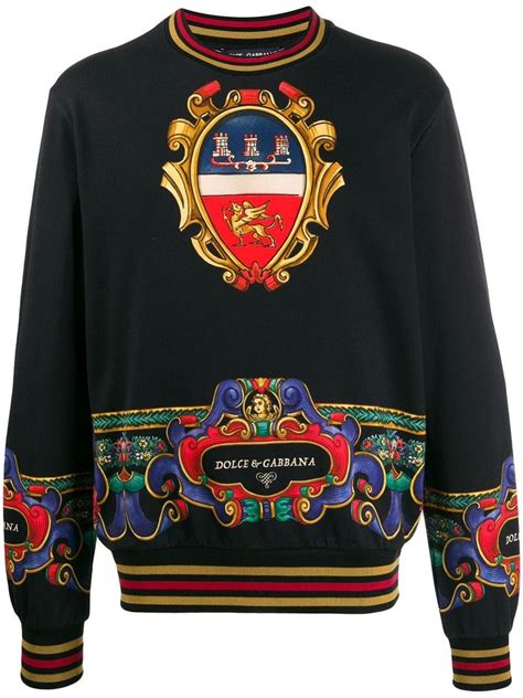 dolce gabbana red sweater|dolce gabbana sweatshirt farfetch.